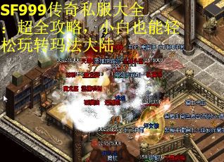 SF999传奇私服大全：超全攻略，小白也能轻松玩转玛法大陆