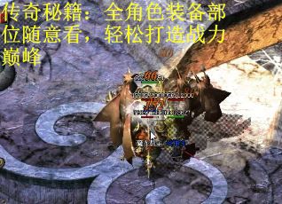 传奇秘籍：全角色装备部位随意看，轻松打造战力巅峰