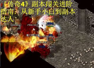 《传奇4》副本闯关进阶指南：从新手小白到副本达人