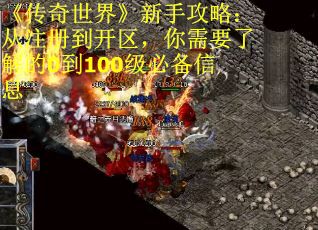《传奇世界》新手攻略：从注册到开区，你需要了解的0到100级必备信息