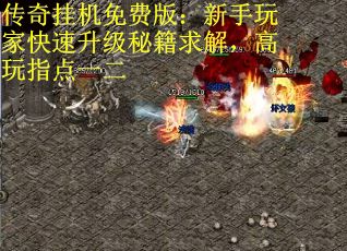 传奇挂机免费版：新手玩家快速升级秘籍求解，高玩指点一二