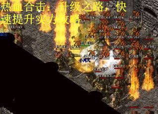 热血合击：升级之路，快速提升实力攻略