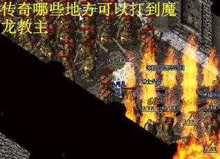 传奇哪些地方可以打到魔龙教主