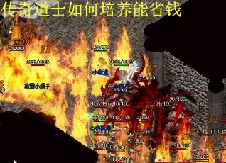 传奇道士如何培养能省钱