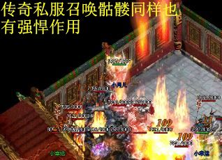 传奇私服召唤骷髅同样也有强悍作用