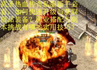 武圣热血传奇私服新手必看：如何快速升级与获取极品装备？职业搭配与副本挑战有哪些实用技巧？