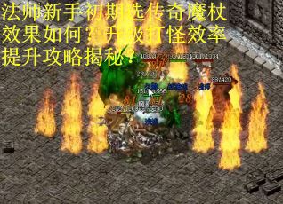 法师新手初期选传奇魔杖效果如何？升级打怪效率提升攻略揭秘？