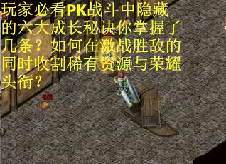 玩家必看PK战斗中隐藏的六大成长秘诀你掌握了几条？如何在激战胜敌的同时收割稀有资源与荣耀头衔？