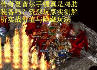 传奇夏普尔手镯真是鸡肋装备吗？资深玩家实测解析实战价值与隐藏玩法