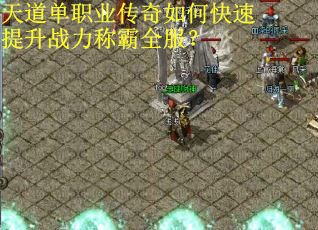 天道单职业传奇如何快速提升战力称霸全服？