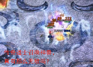 传奇道士召唤神兽,真有那么无敌吗? 传奇道士召唤神兽,真有那么无敌吗?