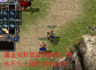 屠龙被封禁背后隐藏了哪些不为人知的游戏机制? 屠龙被封禁背后隐藏了哪些不为人知的游戏机制?