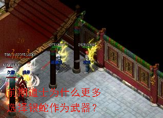 前期道士为什么更多选择银蛇作为武器? 前期道士为什么更多选择银蛇作为武器?