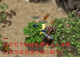 行会壮大的秘密是什么?如何让每位成员成为核心助力? 行会壮大的秘密是什么?如何让每位成员成为核心助力?