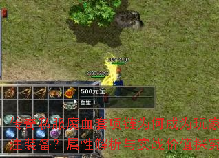 传奇私服魔血套项链为何成为玩家最关注装备?属性解析与实战价值探究? 传奇私服魔血套项链为何成为玩家最关注装备?属性解析与实战价值探究?