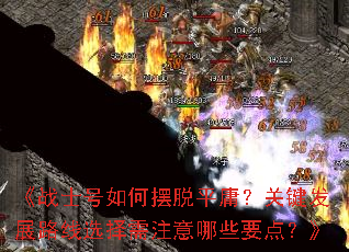 《战士号如何摆脱平庸?关键发展路线选择需注意哪些要点?》 《战士号如何摆脱平庸?关键发展路线选择需注意哪些要点?》