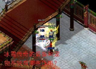 冰雪传奇的装备和宠物系统有哪些作用? 冰雪传奇的装备和宠物系统有哪些作用?
