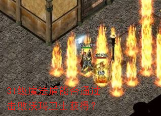 31级魔法盾能否通过击败沃玛卫士获得? 31级魔法盾能否通过击败沃玛卫士获得?