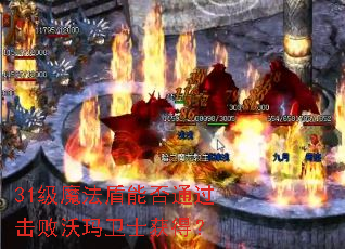 31级魔法盾能否通过击败沃玛卫士获得? 31级魔法盾能否通过击败沃玛卫士获得?