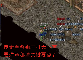 传奇至尊狮王打天下需要注意哪些关键要点? 传奇至尊狮王打天下需要注意哪些关键要点?