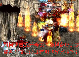 如何快速提升等级?怎样获取顶级装备?攻占沙城有哪些战术技巧? 如何快速提升等级?怎样获取顶级装备?攻占沙城有哪些战术技巧?