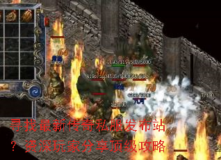 寻找最新传奇私服发布站?资深玩家分享顶级攻略 寻找最新传奇私服发布站?资深玩家分享顶级攻略