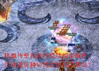 热血传奇私服特戒功能全解析,你知道每种特戒的独特效果吗? 热血传奇私服特戒功能全解析,你知道每种特戒的独特效果吗?
