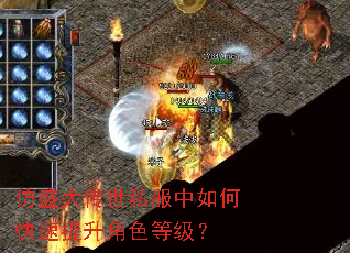 仿盛大传世私服中如何快速提升角色等级? 仿盛大传世私服中如何快速提升角色等级?