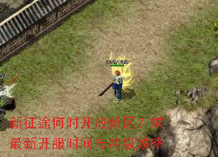 新征途何时开放新区?求最新开服时间与冲级攻略 新征途何时开放新区?求最新开服时间与冲级攻略