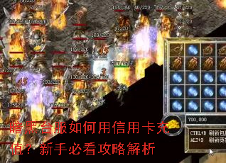 暗黑台服如何用信用卡充值?新手必看攻略解析 暗黑台服如何用信用卡充值?新手必看攻略解析