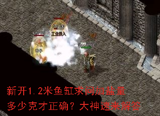 新开1.2米鱼缸求问加盐量多少克才正确?大神速来解答 新开1.2米鱼缸求问加盐量多少克才正确?大神速来解答